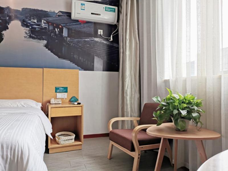 Greentree Inn Jiangsu Suzhou International Film City South Jinshan Road Express Hotel Exterior foto