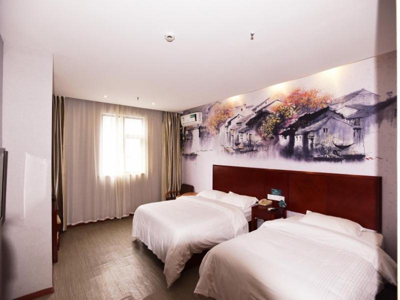 Greentree Inn Jiangsu Suzhou International Film City South Jinshan Road Express Hotel Exterior foto
