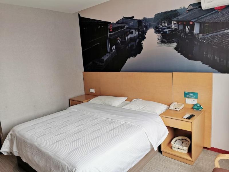 Greentree Inn Jiangsu Suzhou International Film City South Jinshan Road Express Hotel Exterior foto